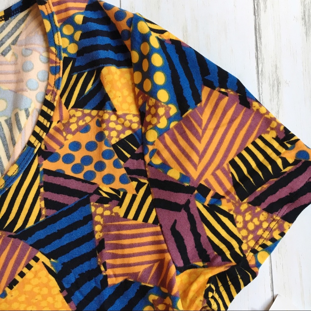 LuLaRoe Classic Tee | Multi Color Geo Triangles